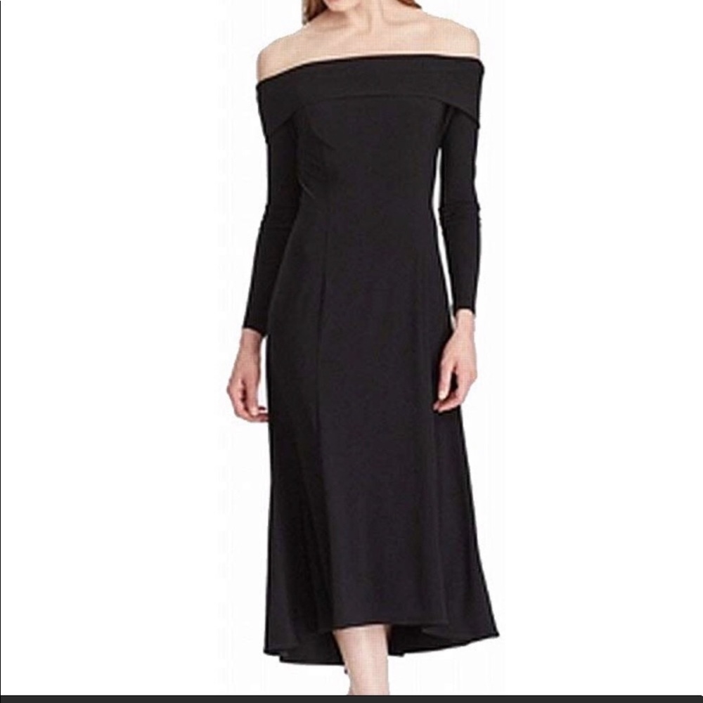 LBD Off the shoulder black dress